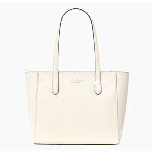 New Kate Spade Staci Medium Tote Saffiano Leather Meringue